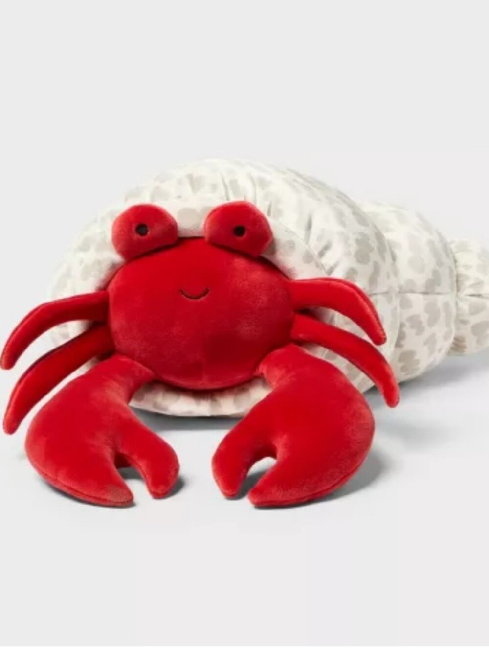 Hermit Crab Weighted Plush Kids' Throw Pillow Red - Pillowfort™